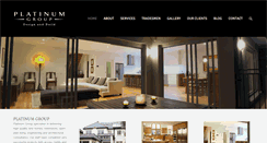 Desktop Screenshot of platinumgroup.ie