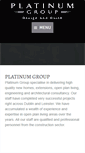 Mobile Screenshot of platinumgroup.ie
