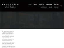 Tablet Screenshot of platinumgroup.ie